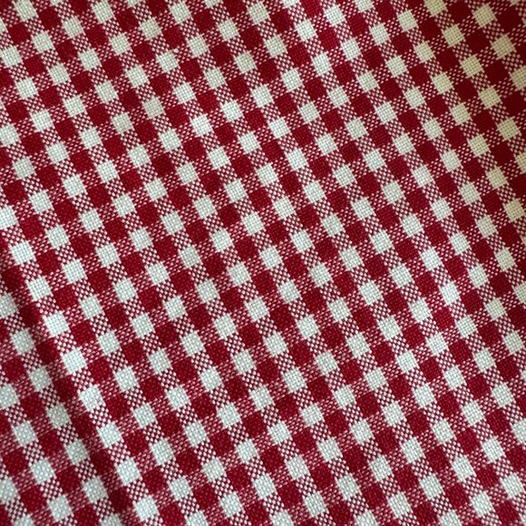 Pottery Barn Kids Gingham Panels 2 Checked Valances/Cafe Curtains Cotton Classic - Picture 8 of 16